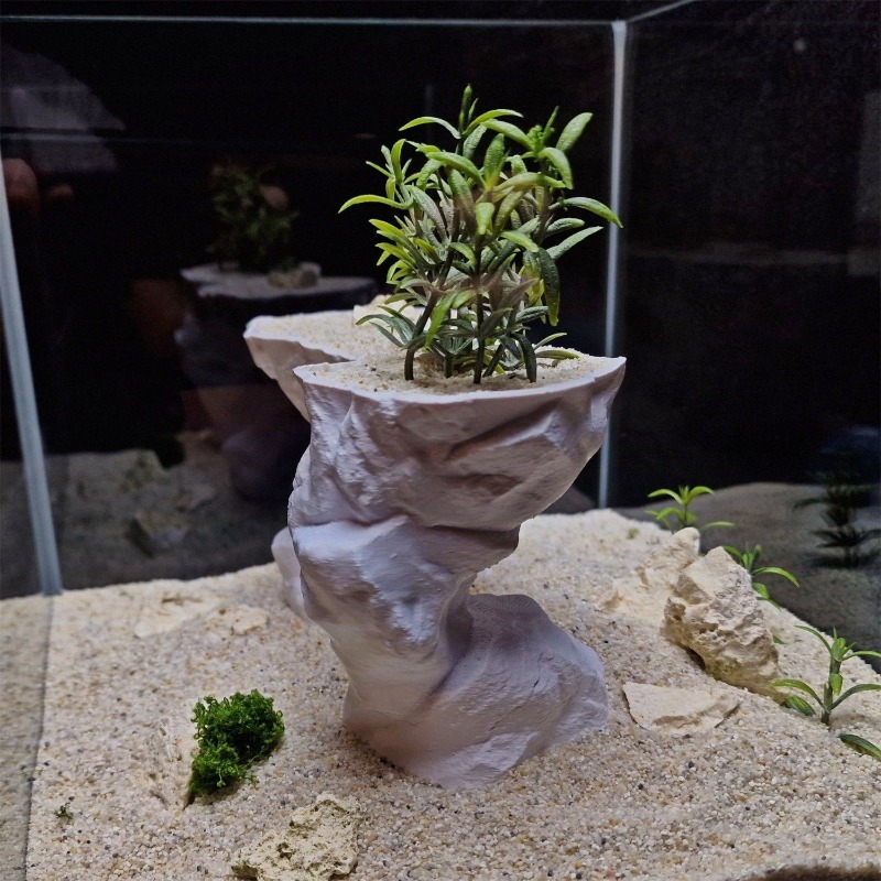 Aquarium Planted Tank Soil - Aquarium 3D-geprinte plantenmand Hydrocultuur ondersteuning Aquascape