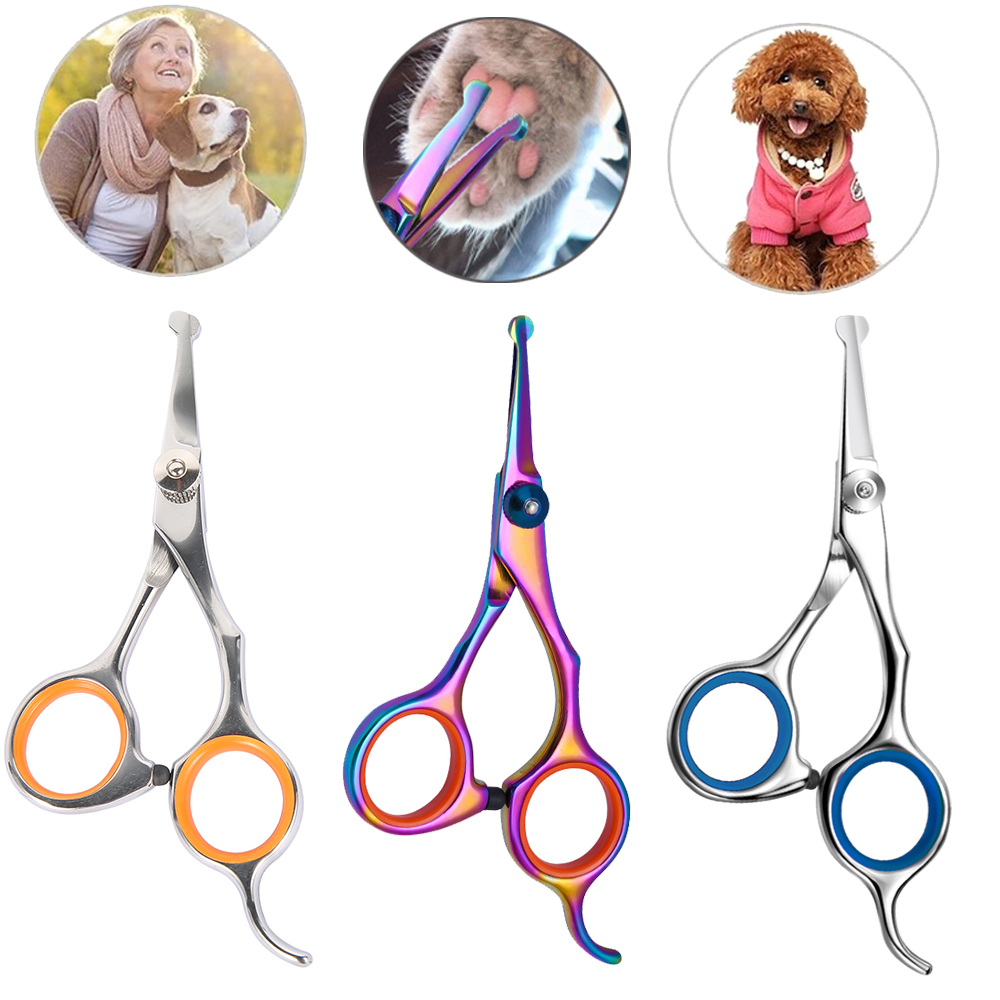 Trimming Scissor Set - Veiligheid Ronde Kop Rvs Huisdier Schaar