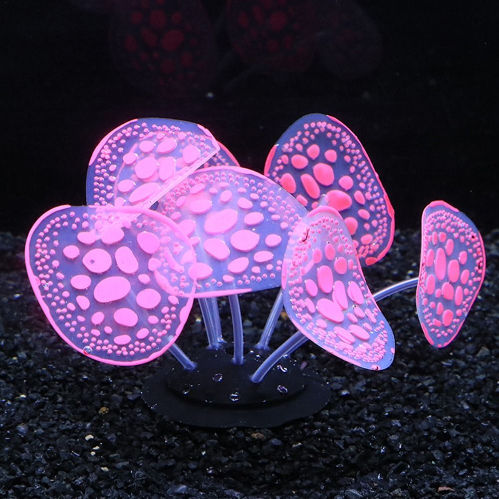 Aquarium Planet - Siliconen Siliconen Lichtgevende Planten Kunstmatige Aquarium