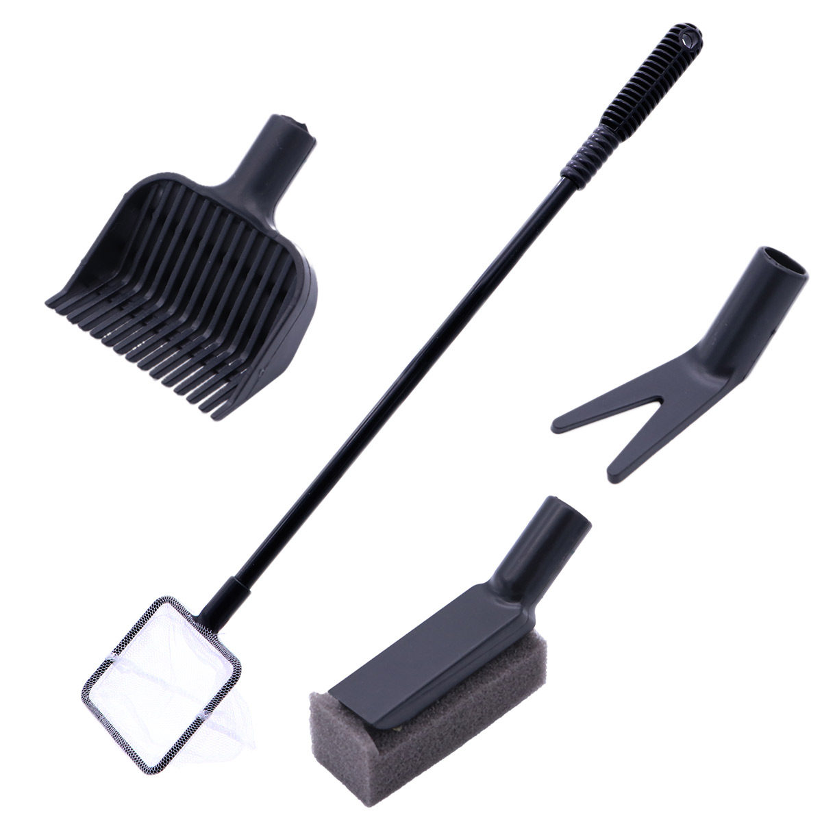 Aquarium Plant Gravel - 4-in-1 Visbak Reinigingsborstelset Aquarium Gereedschapset Grindreiniger