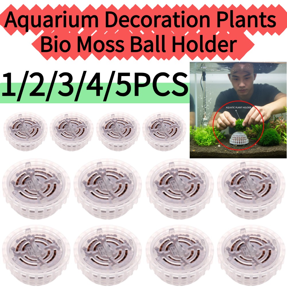 Planted Aquarium Moss - 1/2/3/4/5PCS Aquarium Decoratie Planten Bio Mos