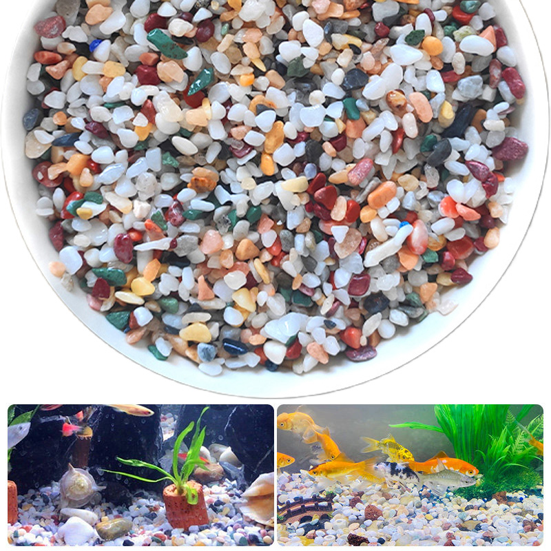 Aquarium Plant Gravel - Natuurlijke Grindsteen 200 ~ 1000g Micro