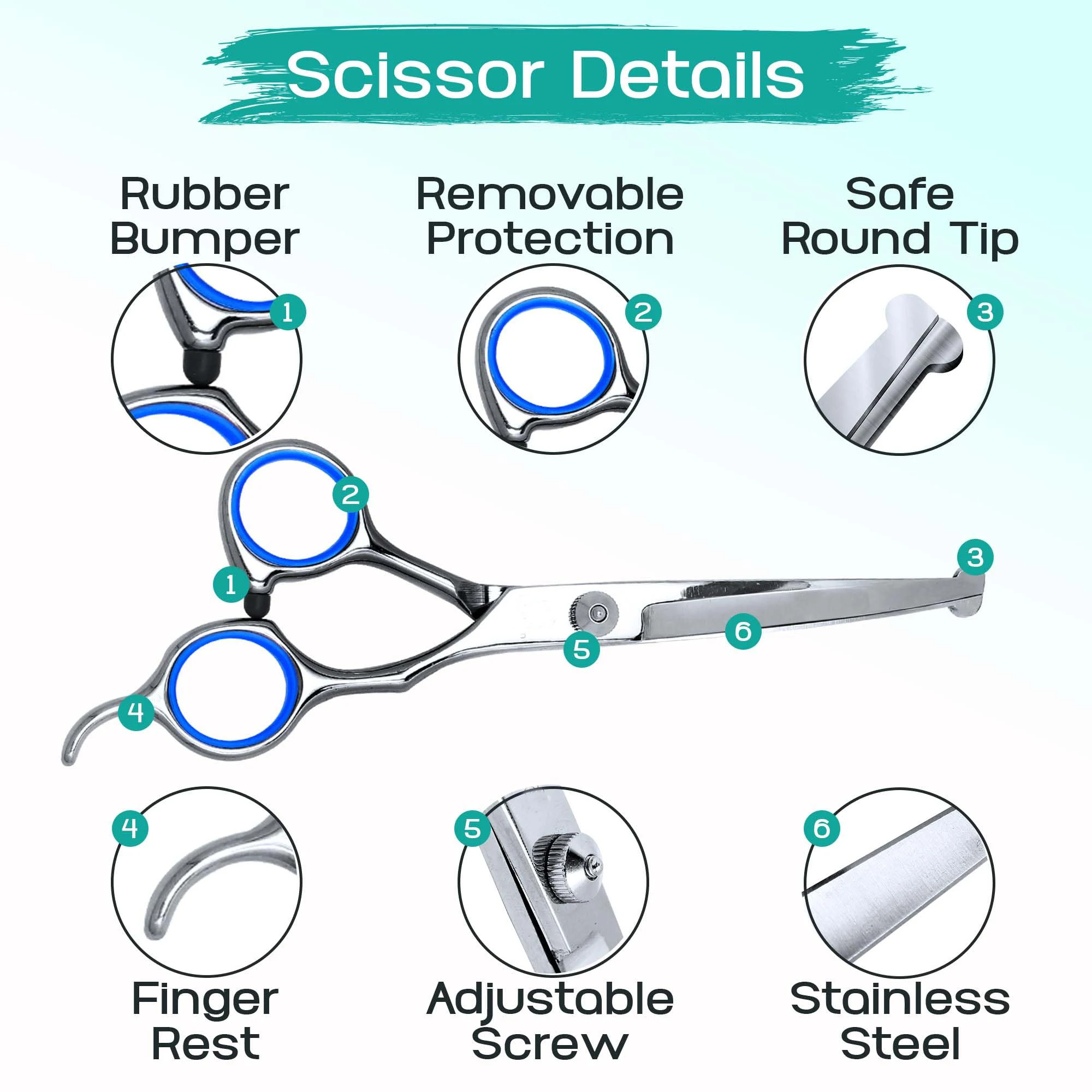 5 In 1 Pet Grooming Schaar Set - Trimming Scissor Set recensie en prijs