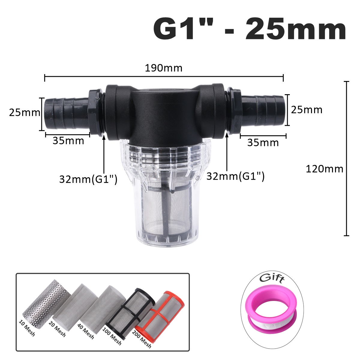 8 ~ 30mm PVC Pagode gezamenlij - Aquarium Planet recensie en prijs
