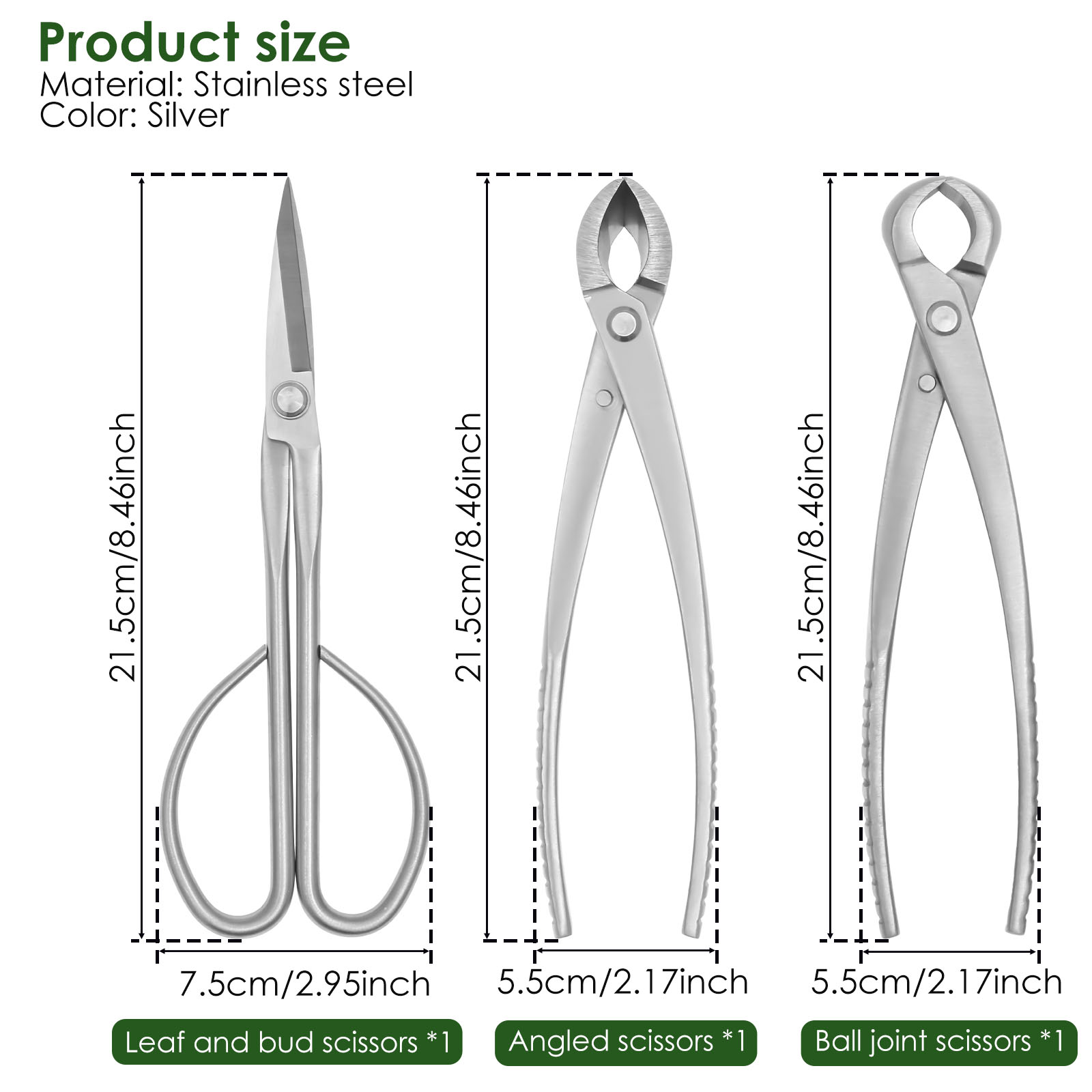 3-delige Bonsai-gereedschapset - Trimming Scissor Set recensie en prijs